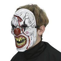 Masque de clown saignant