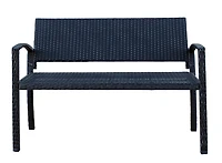 Patioflare Jackie Wicker Patio Bench