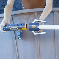 Star Wars Lightsaber Forge Ahsoka Tano Extendable White Lightsaber Toy, Customizable Roleplay Toy