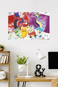 Pokémon - Group Sparkle Wall Poster, 22.375" x 34"