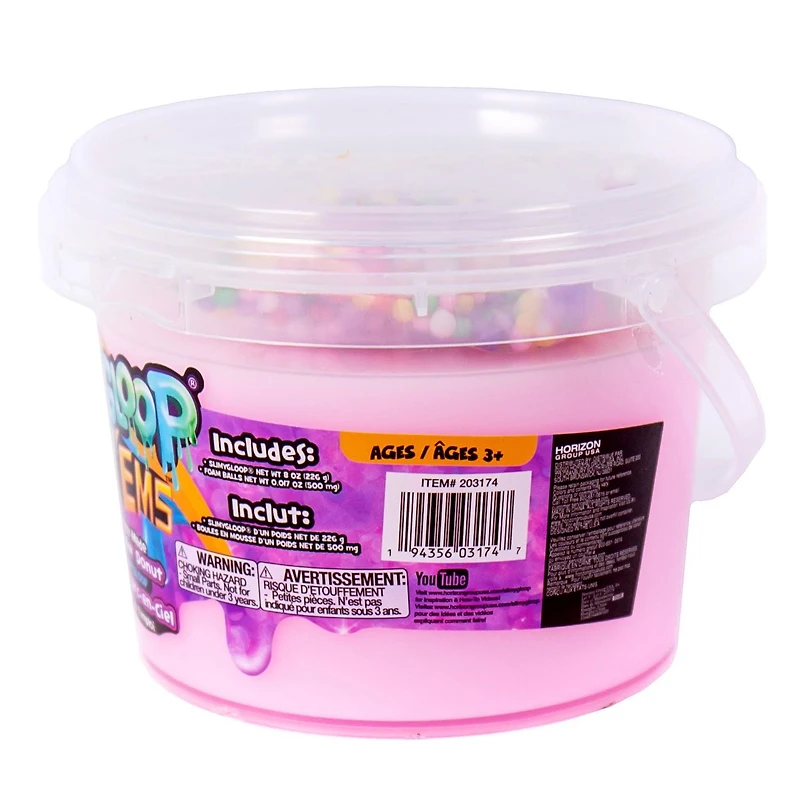 Rainbow Donut SLIMYGLOOP® Bucket, 8 oz.