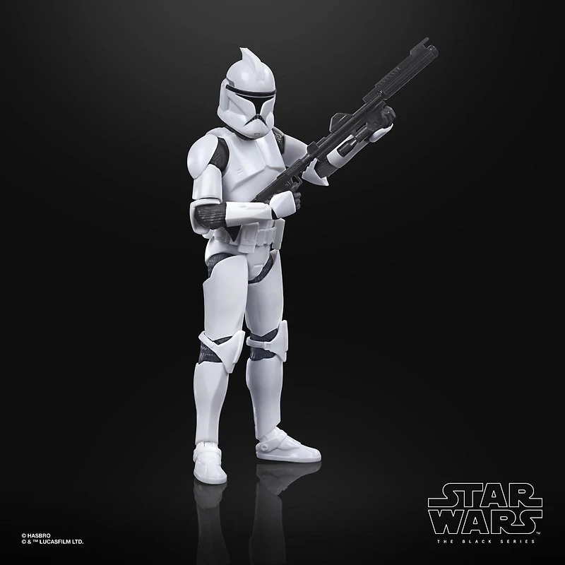 Star Wars The Black Series Phase I Clone Trooper Toy 6-Inch Scale Star Wars: The Clone Wars Collectible Action Figure, Kids Ages 4 and Up