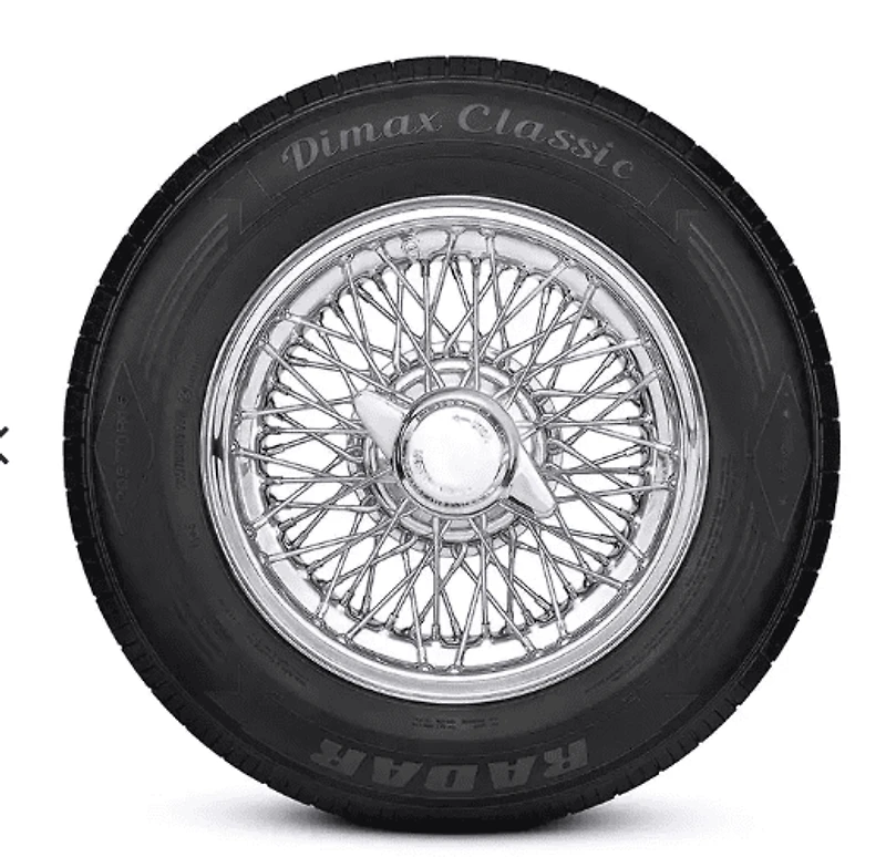 Radar Dimax Classic 185/70R13 86V pneus de voiture à flancs blancs