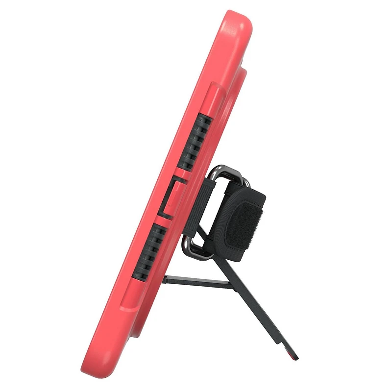 Étui de protection CTA Digital avec béquille rotative à 360 degrés intégrée pour iPad 7e et 8e génération 10.2 pouces, iPad Air 3 et iPad Pro 10.5 pouces - Rouge