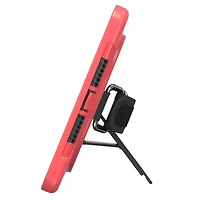 Étui de protection CTA Digital avec béquille rotative à 360 degrés intégrée pour iPad 7e et 8e génération 10.2 pouces, iPad Air 3 et iPad Pro 10.5 pouces - Rouge