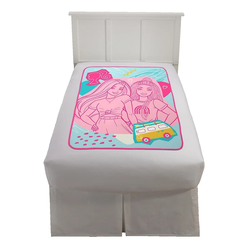 Barbie "Joy with Friends" Throw