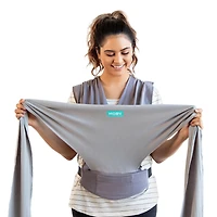 MOBY - Easy Wrap Baby Carrier Wrap - Designed To Combine The Best Features Of A Baby Wrap and Baby Carrier In One - The Perfect Child Carrier - Great For Babywearing, Nursing, And Keeping Baby Close