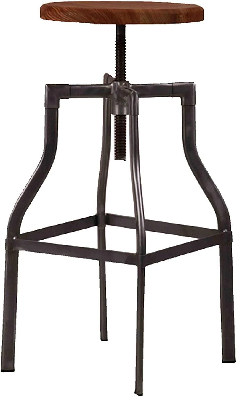 Nicer Furniture tabouret de bar Caroline avec siège en bois