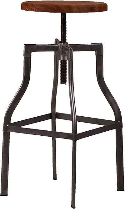 Nicer Furniture tabouret de bar Caroline avec siège en bois
