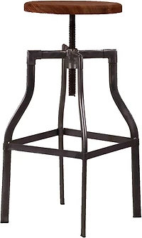 Nicer Furniture tabouret de bar Caroline avec siège en bois