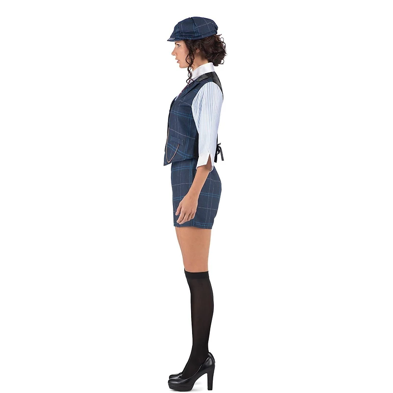 Costume de femme de gangster irlandais adulte