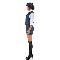 Costume de femme de gangster irlandais adulte