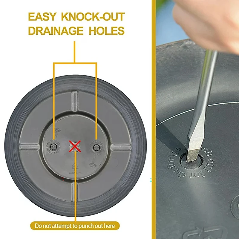 Better Homes & Gardens 22in Mystique Resin Planter, Blue Streak