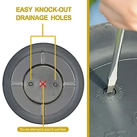 Better Homes & Gardens 22in Mystique Resin Planter, Blue Streak