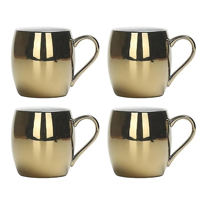 Holiday Time Tasse brillante Or
