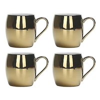 Holiday Time Tasse brillante Or