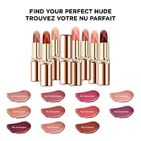 L'Oréal Paris Colour Riche Rouge à Lèvres Les Nus, Formule Crémeuse et Hydratante, Nu Intense Rouge à Lèvres Nus Flatteurs