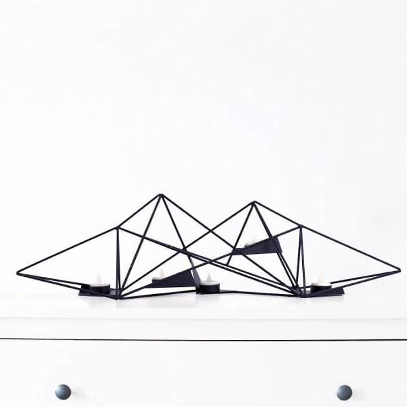 Truu Design Geo Prism Tealight Candle Holder