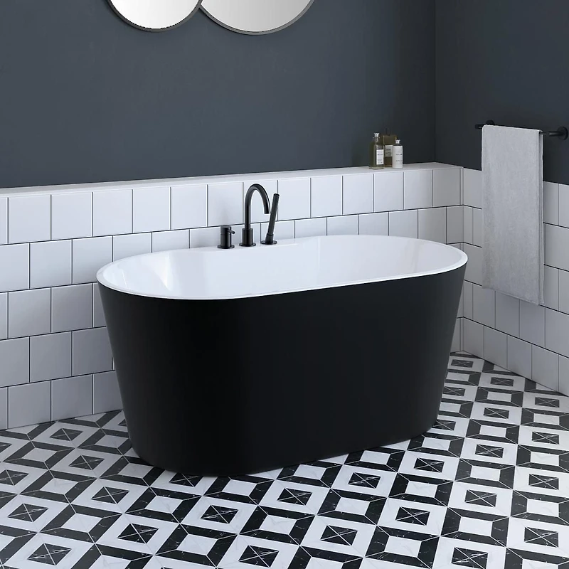 A&E Bath and  Shower Retro-BLK-KIT