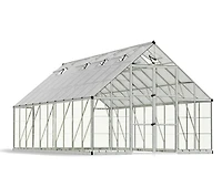 CANOPIA par PALRAM Balance 10 pi x 20 pi Ensemble de serre - Argent