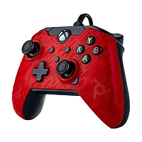 PDP Gaming Wired Controller: Phantasm Red - Xbox Series X|S, Xbox One, Xbox, Windows 10, 049-012-NA-CMRD