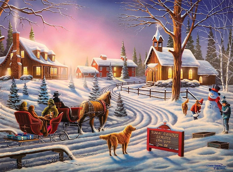 Buffalo Games - Le puzzle Escape series - Sunday Evening - en 1000 pièces