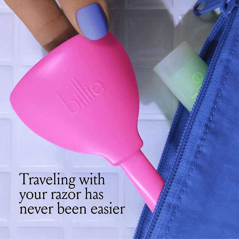 Billie 5-Blade Women’s Razor Travel Case - Pink Pop, Travel Case