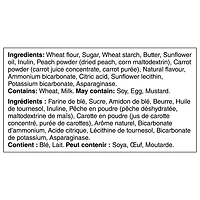 GERBER Biscuits P’tits explorateurs Pêche carotte, 1 an, vraies pêches et carottes