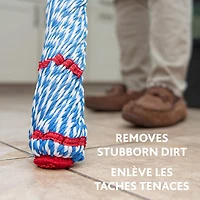Vileda MicroTwist MAX Mop 18-inch Microfibre Mop Head, Self-Wringing Mop, Easy to wring