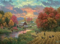 Buffalo Games Golden Retreat 1000-Piece Interlocking Jigsaw Puzzle