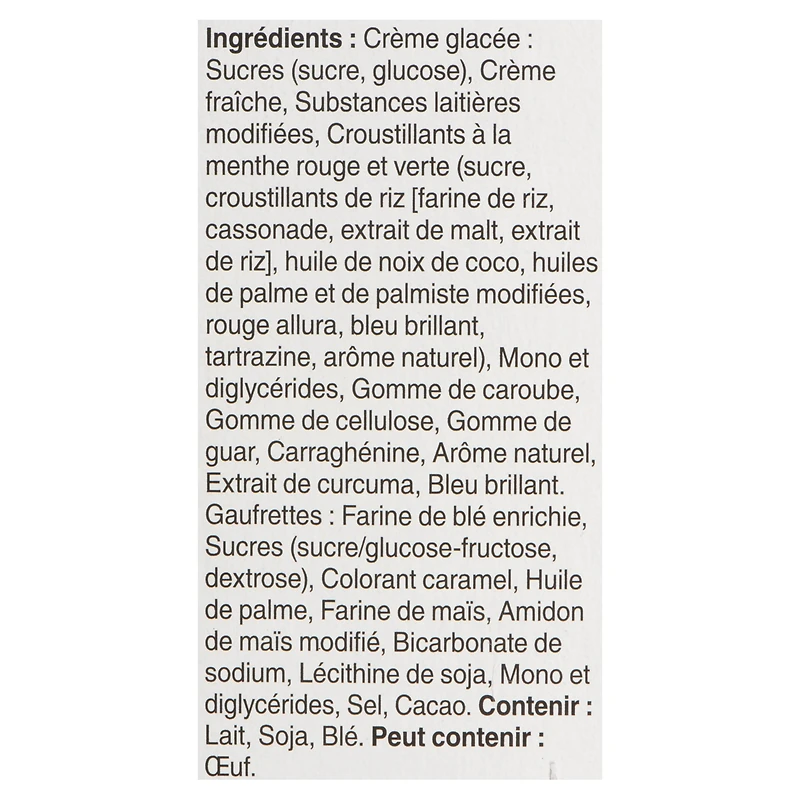Chapman's Moments des Fêtes sandwich de crème glacée à la menthe poivrée in a Box 12 x 120 ml
