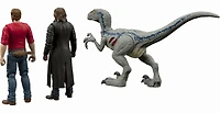 Coffret Poursuite Owen et Blue le Vélociraptor Dommages extrêmes ​Jurassic World: Dominion