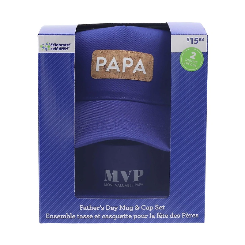 Ensemble casquette et tasse papa cadeau pour la fête des pères