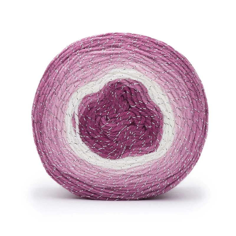 Red Heart® Roll With It Sparkle™ Yarn, Acrylic #4 Medium, 5.3oz/150g, 561 Yards, Acrylic #4 Medium Yarn