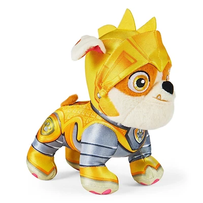 PAW Patrol, Rescue Knights Rubble Animal en peluche, 20,3 cm, jouets pour enfants à partir de 3 ans