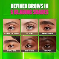 NYX Professional Makeup Crayon à sourcils double côtés Blade & Shade