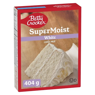 Betty Crocker Super Moist White Cake Mix, 404 g