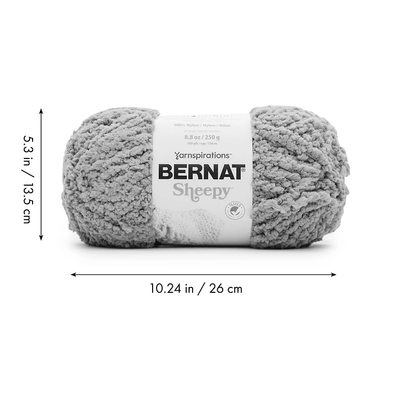 Bernat® Fil Sheepy™, Nylon #6 Super Volumineux, 8,8 Oz/250 G, 149 Yards