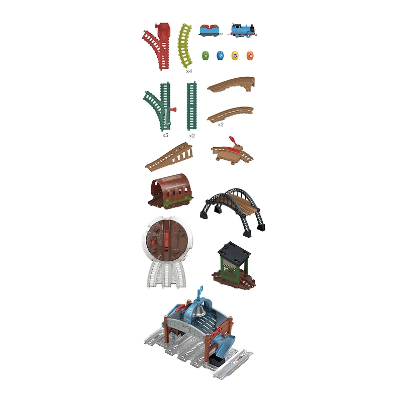 Thomas & Friends Load & Launch Barrel Delivery Set by Fisher-Price & Classic Motorized Toy Train