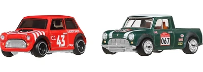 Hot Wheels Premium Car Culture Mini-Themed 2-Pack, 1:64 Scale Toy Cars for the Adult Collector, Morris Mini - Walmart Exclusive