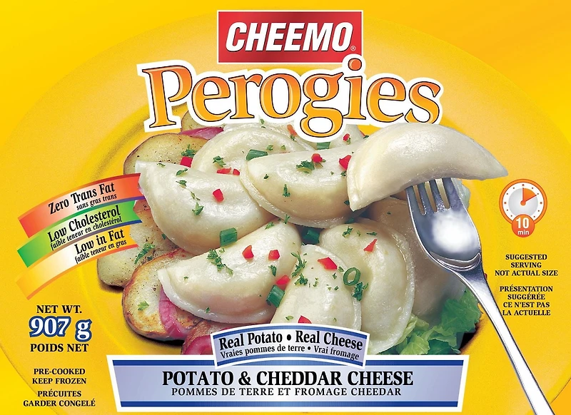 Cheemo Perogies pommes de terre et fromage cheddar 907 g