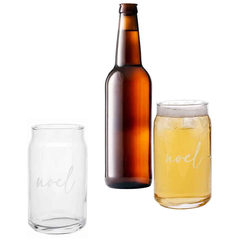 Holiday Time Noël verre bière 17oz