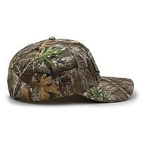 Realtree Hunting Structured Baseball Style Hat, Edge Camo, Small / Medium