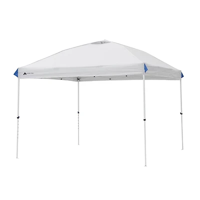 Ozark Trail 10 FT x 10 FT Straight Leg Instant Canopy, 100 SQ FT, GRAY, 10 x 10 Canopy