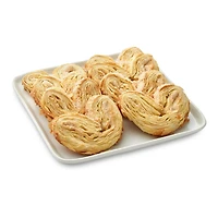 Mini palmiers au beurre Mon marché fraîcheur 12 morceaux, total de 420 g