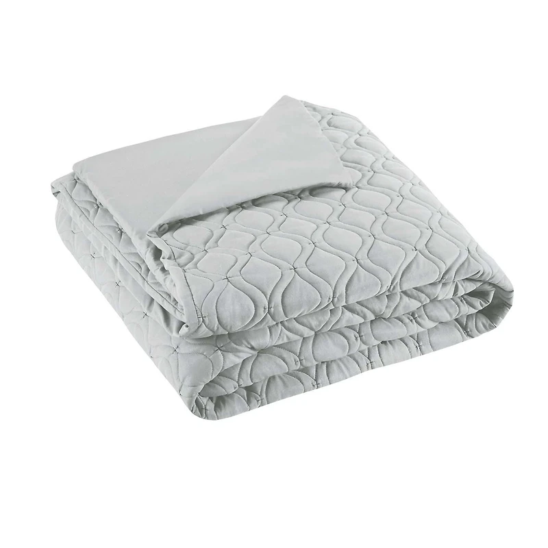 Hometrends 3pc Quilted Duvet Cover Set