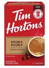 TIM HORTONS DOUBLE DOUBLE PACKET