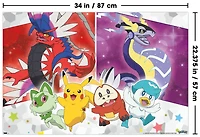 Pokémon - Group Sparkle Wall Poster, 22.375" x 34"