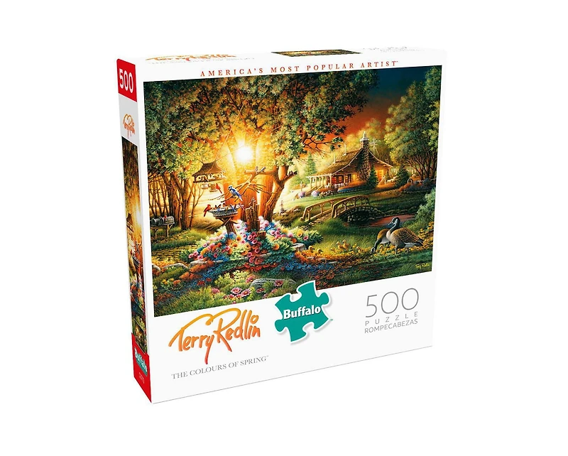Buffalo Games - Le puzzle Terry Redlin - The Colours of Spring - en 500 pièces