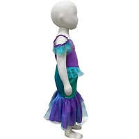 Déguisement d'Halloween Miss Sirène pour tout-petits, 3-4 ans, violet, par Way to Celebrate